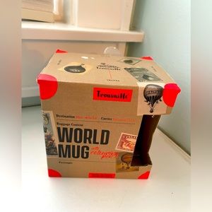 Trouvaille World Mug Coffee Mug with Box. Pen not included